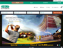 Tablet Screenshot of golfcitizen.com